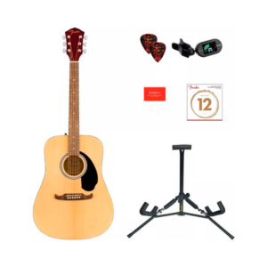 Pack Guitarra Acustica Fender FA 125 Nat